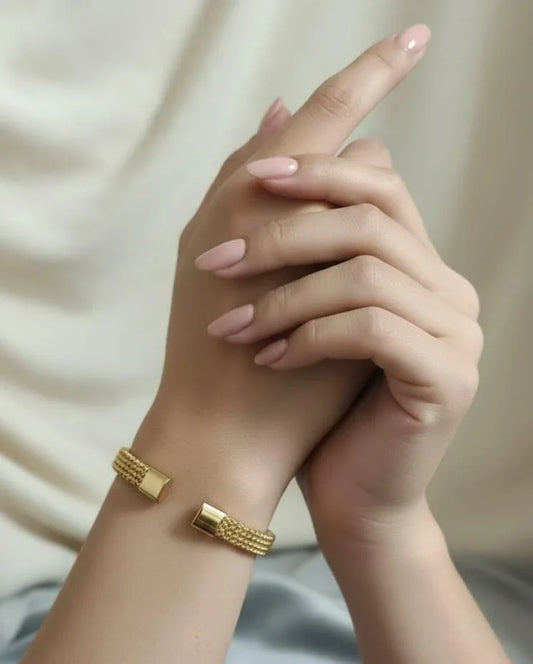 Classic Gold-Tone Unisex Bracelet