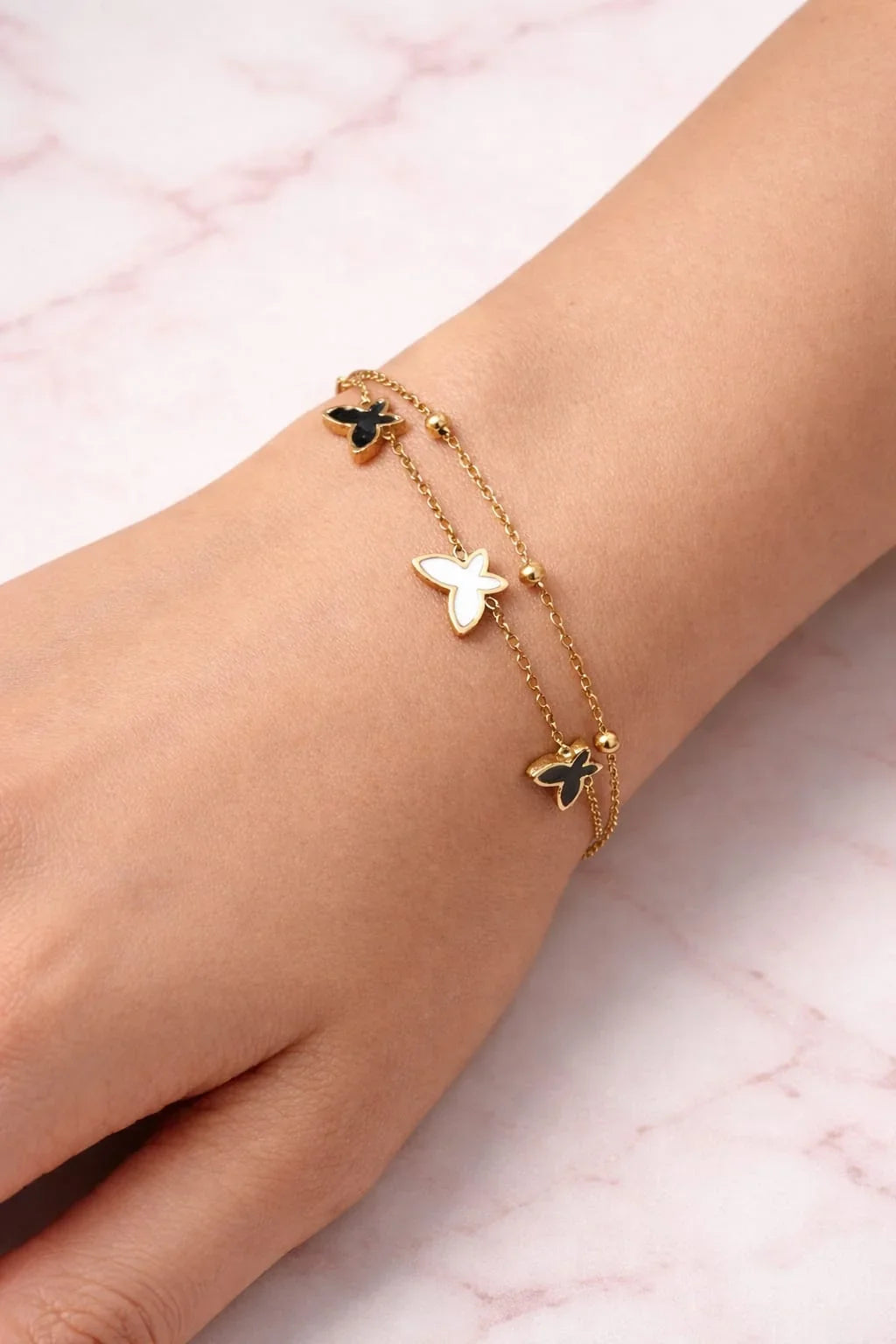 Flutter Charm Butterfly Bracelet