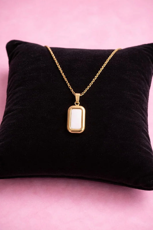 Aurora Frame Pendant Necklace