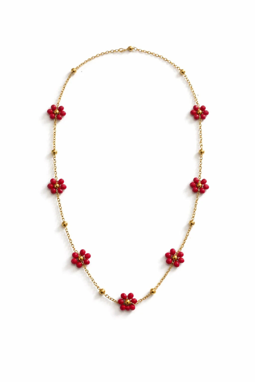 Crimson Bloom Necklace