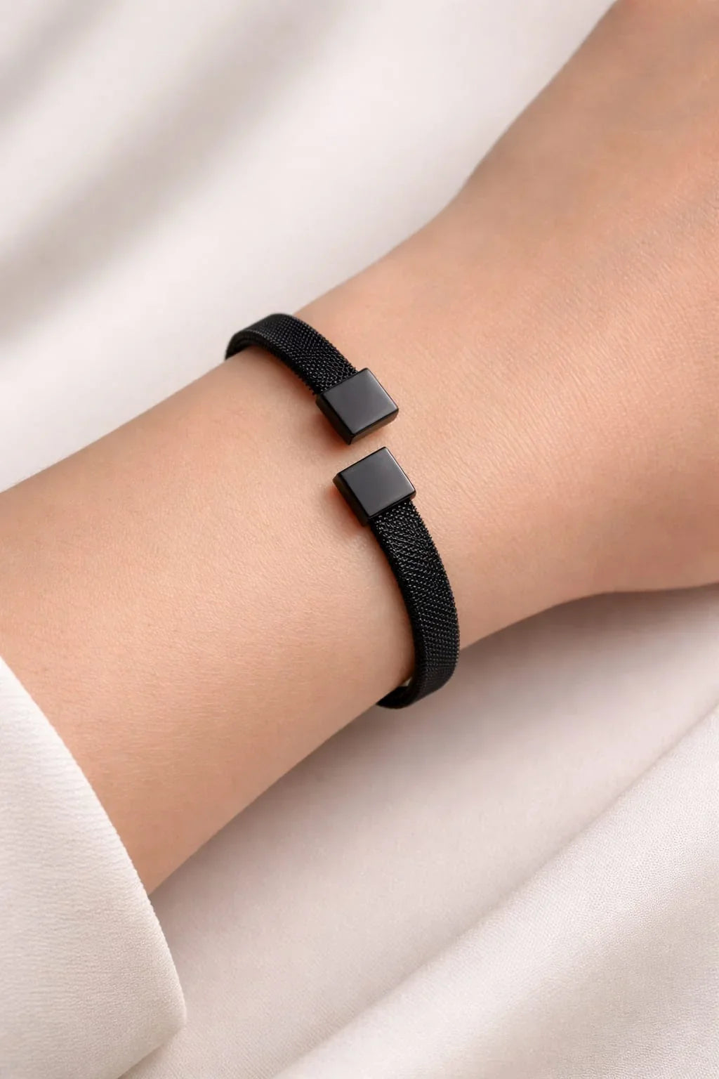 Classic Black-Tone Unisex Bracelet