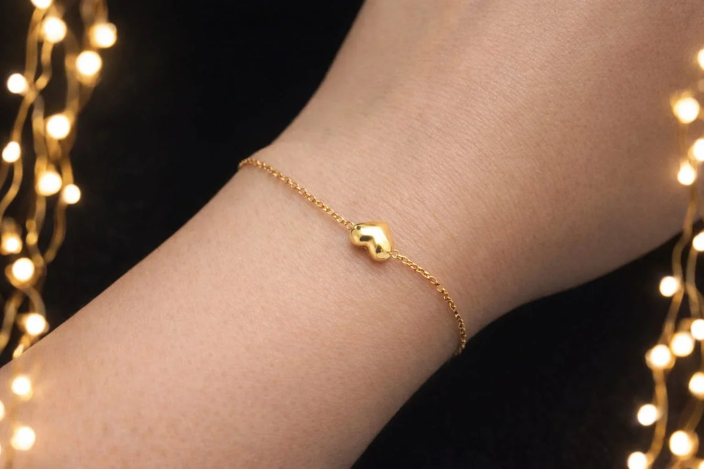 Golden Heart Bracelet