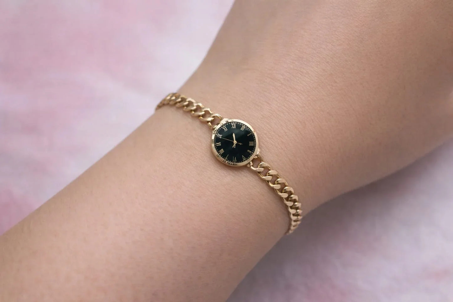 Elegant Gold Watch Bracelet