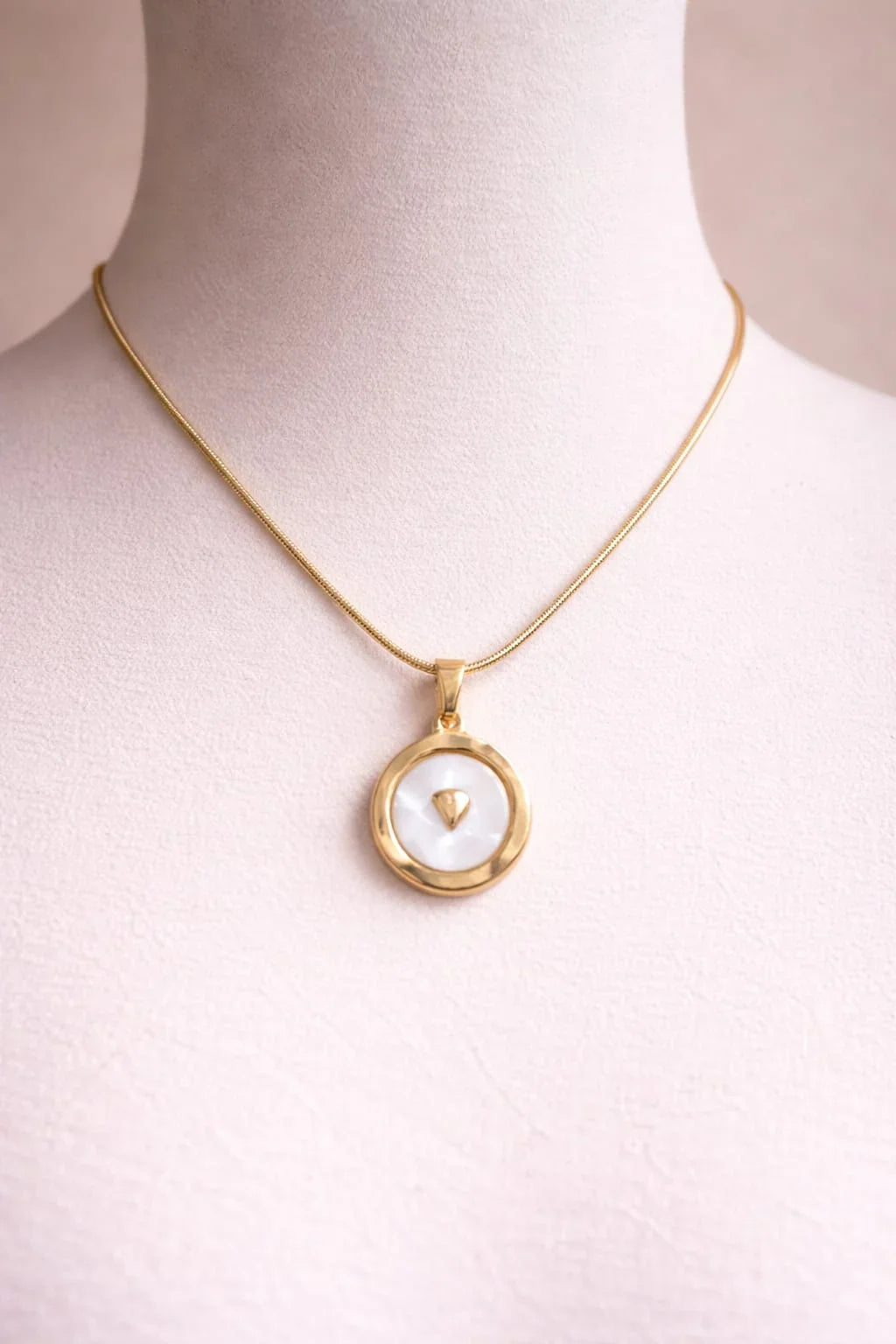 Luna Pearl Halo Necklace