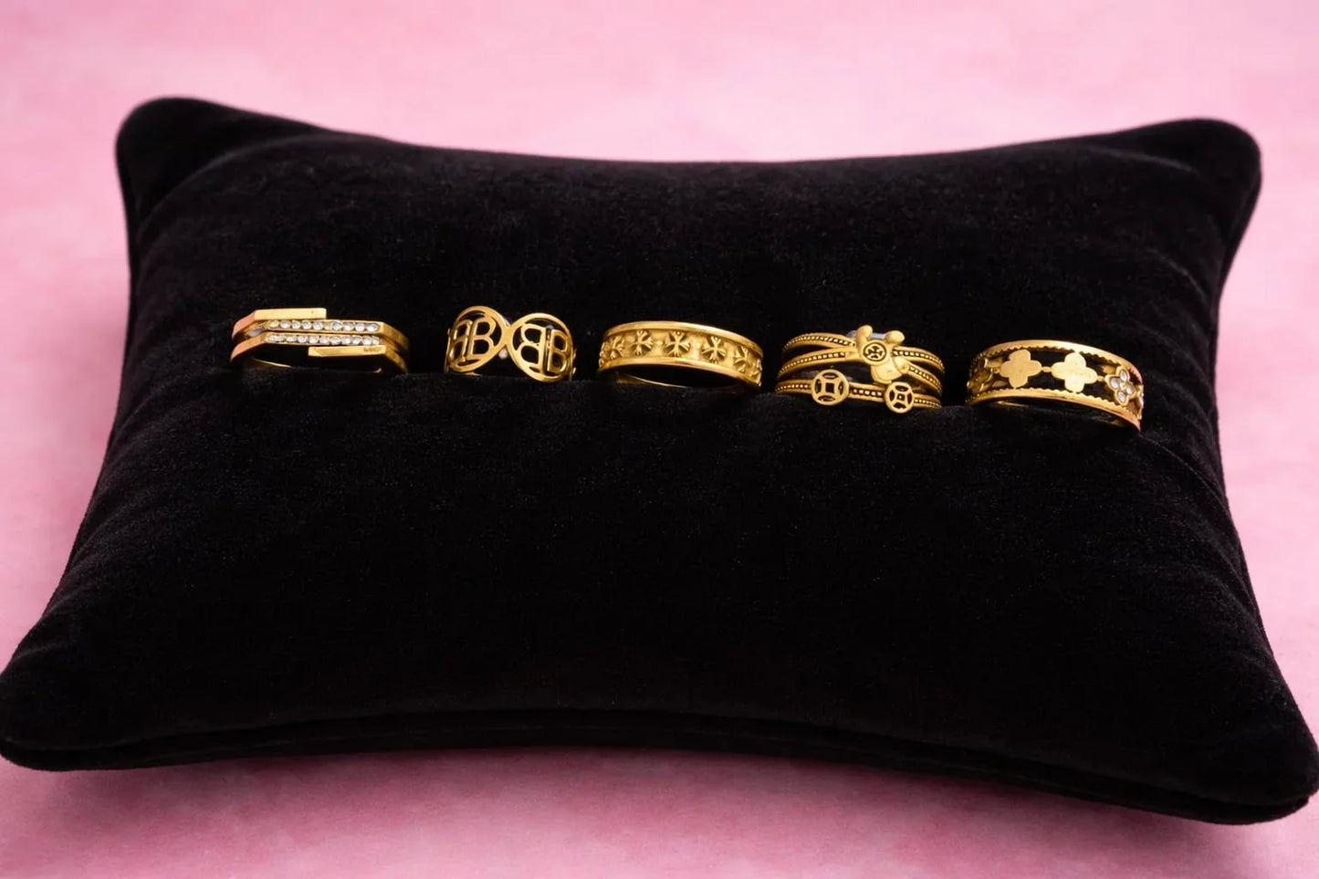 Luxe Twin Spark Rings